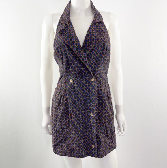 Free People Louie Halter Blazer Dress in kaleidoscope print - Picture 2 of 5